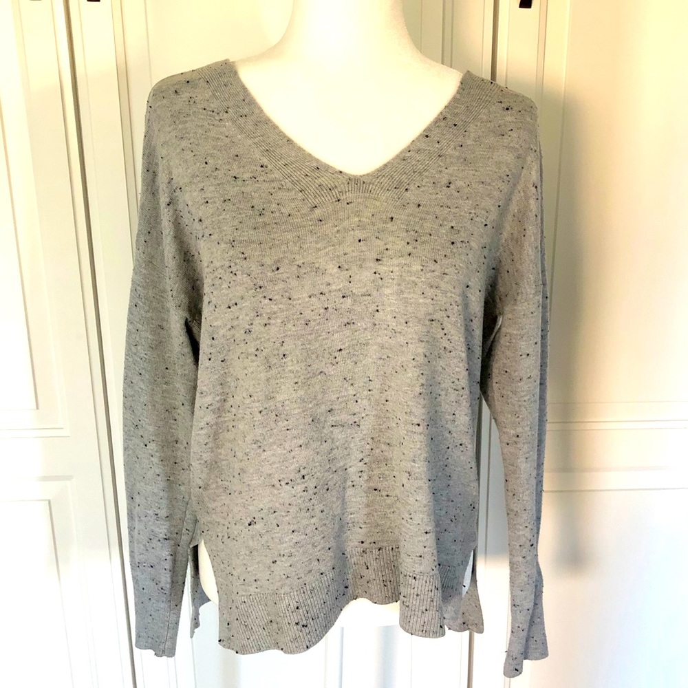 LOFT tie back sweater
